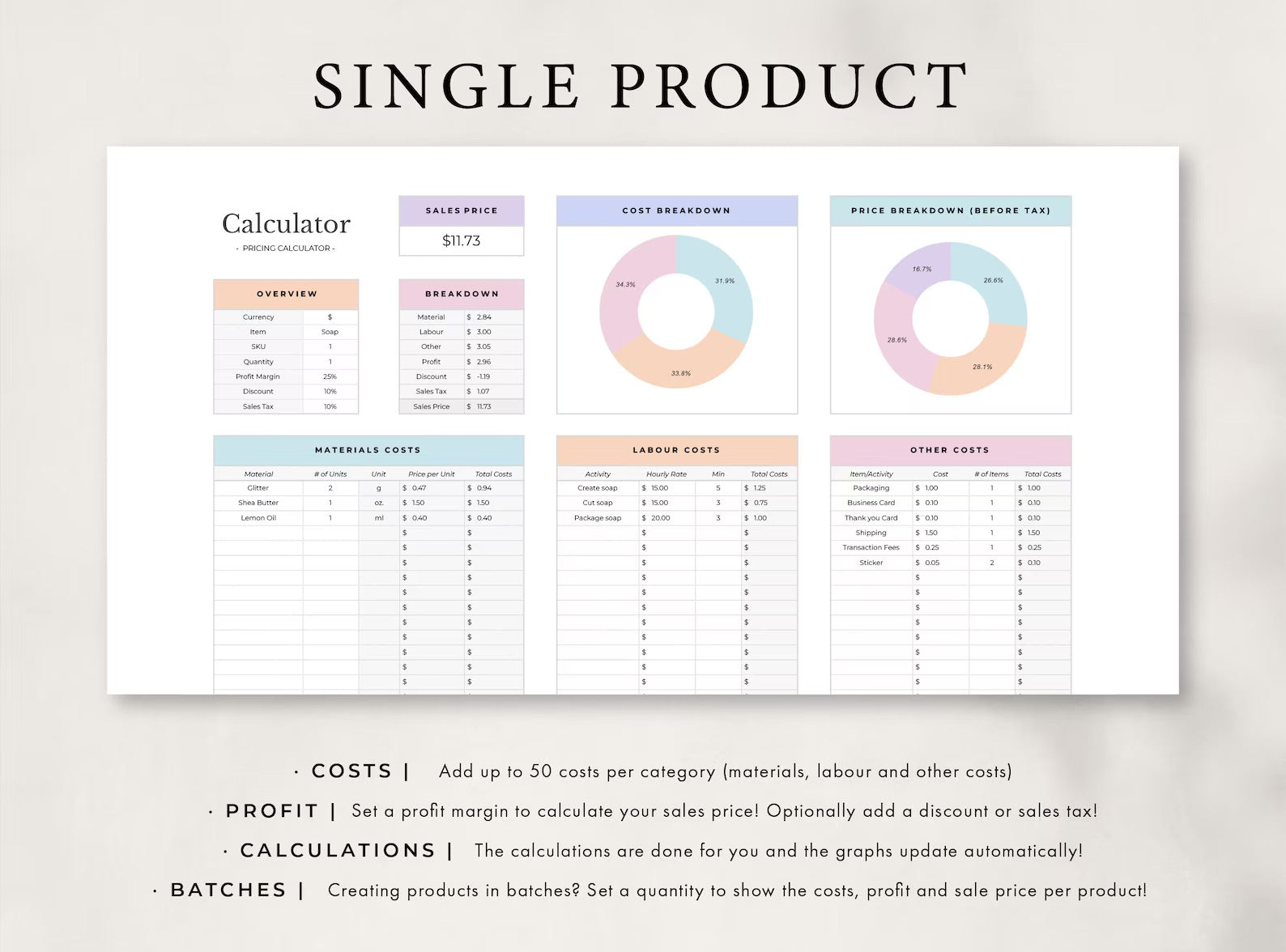 Product Pricing Calculator