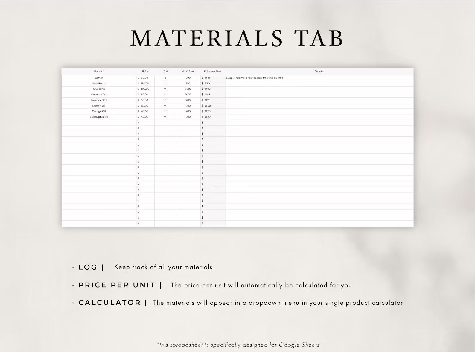 Product Pricing Calculator